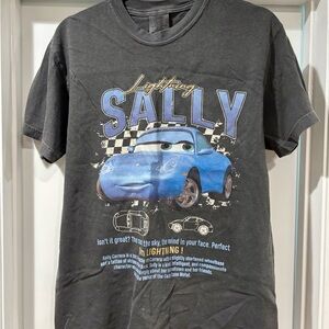 Comfort Colors Charcoal Tee with Cars Graphic